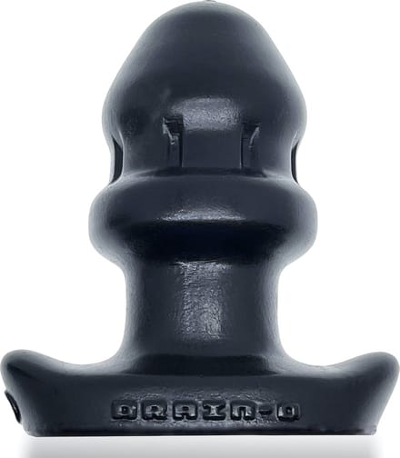 Oxballs - Drain-O Flow-Thru Buttplug - Zwart - Large