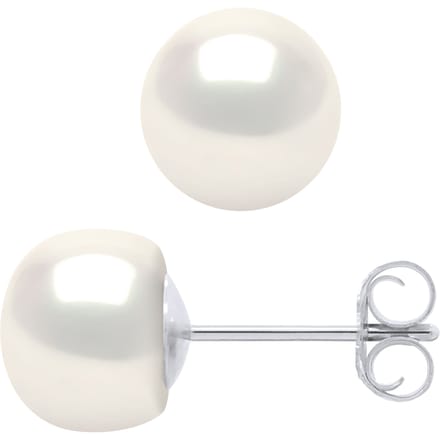 Oorbellen Pearl Zoetwater 6-7mm Black 925