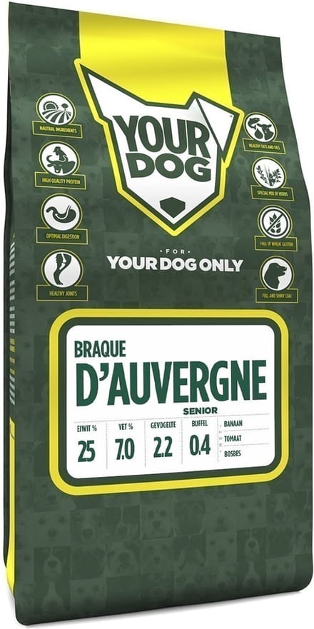 Yourdog braque d'auvergne senior - 3 KG