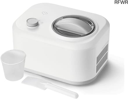 IJsmachine - Dessertmaker - Zelf IJs Maken - Met Compressor - 1 Liter - Wit
