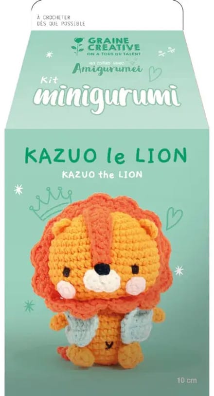Graine Creative haakpakket amigurumi leeuw Kazuo - creatief speelgoed.
