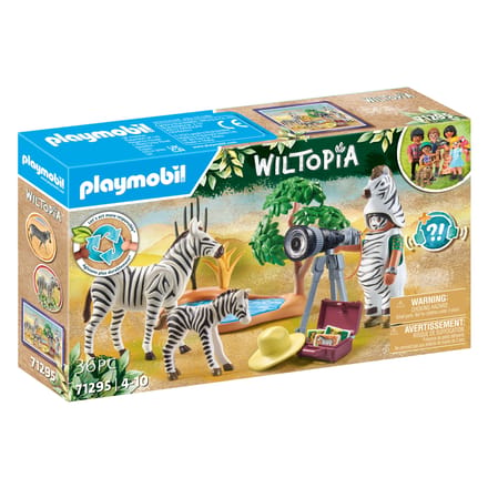 PLAYMOBIL Wiltopia - Onderweg met de dierenfotograaf - 71295