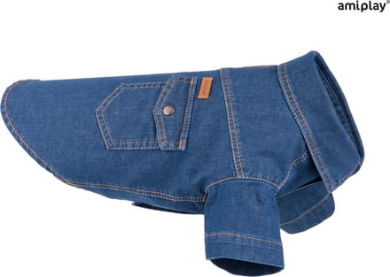 Amiplay Shirt Denim donker blauw 45cm
