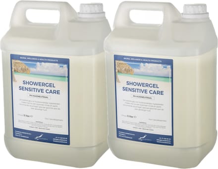 Douchegel Sensitive Care 5 Liter - set van 2 stuks - Showergel - Navulling
