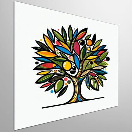 Kunstprint | Wanddecoratie | Dibond | 80 × 80 cm