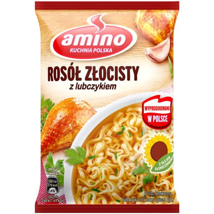 Soupe instantanée Amino bouillon doré avec livèche 57 g