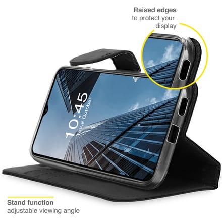 Accezz Hoesje - Geschikt voor Xiaomi Redmi 9C - Wallet Softcase Bookcase - Zwart