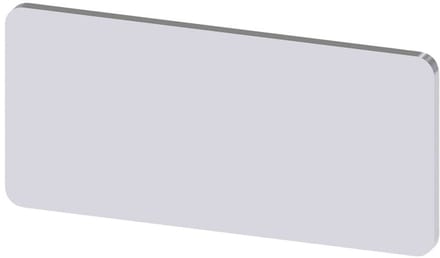 Siemens 3SU1900-0AC81-0AA0 3SU19000AC810AA0 Opschriftbord Montage mogelijkheid (l x b) 27 mm x 12.5 mm Zonder opdruk Zilver 10 stuk(s) Piece