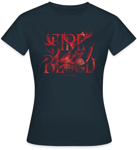 Game Of Thrones Huis Targaryen Fire & Blood T-Shirt Dames