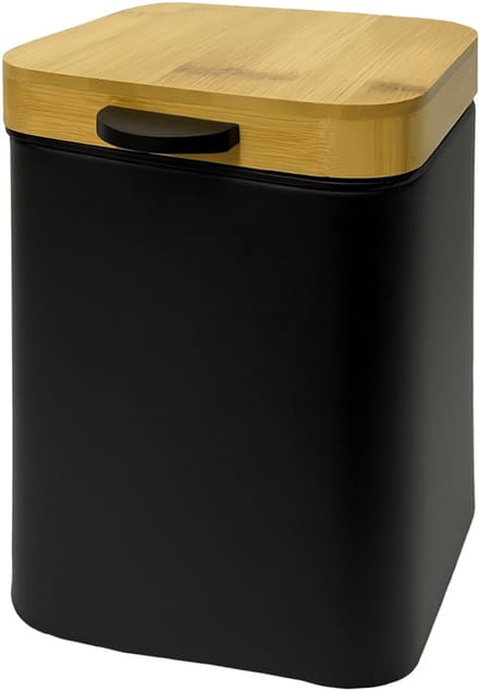 Badkamer prullenbak - 3 l - hangend - zwart