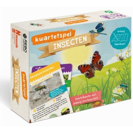 Insecten - Kwartetspel Met Posterboek - Naturalis Biodiversity Center