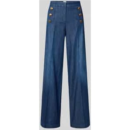 Wide leg jeans met knopen model 'BRIDGET'