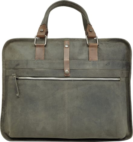 Berba Laptoptas Barbarossa Leer - groen
