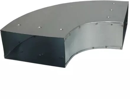 Bocht 90 graden 170x80 horizontaal tbv instortkanaal