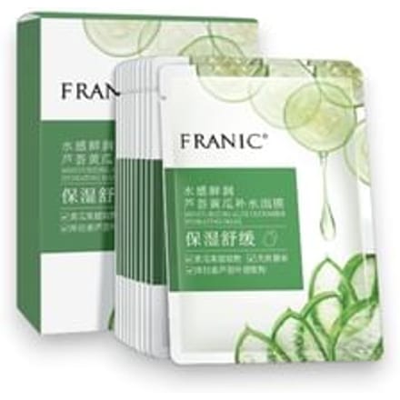 FRANIC - Aloe Vera Cucumber Hydrating Mask (10pcs) 25ml x 10pcs