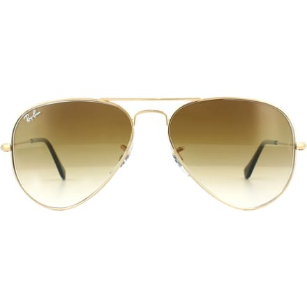 Ray-Ban RB3025 001/51 Aviator Unisex Zonnebril - Goud/Lichtbruin