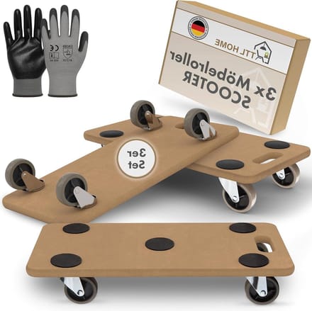Meubelrollers Set - Transportrollers - Zware Voorwerpen Verplaatsen - 360 Graden Draaibaar - 58 x 30 cm - Niet gespecificeerd