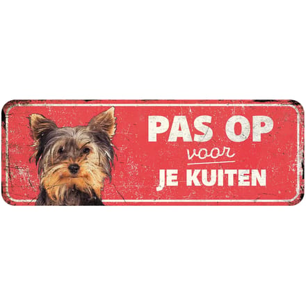 Terrier waarschuwingsbord nl D&D Home