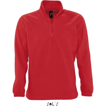 SOL'S Half-Zip Fleece Ness L740 - Red - XL