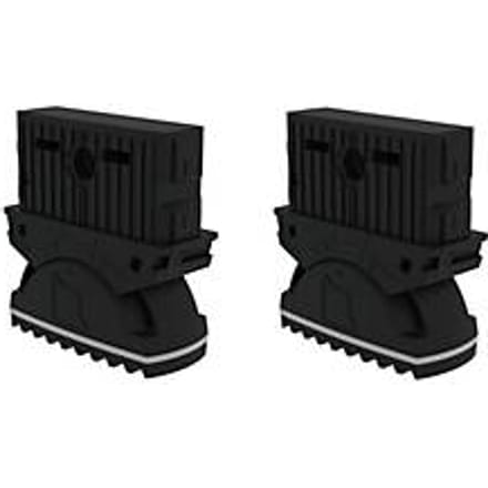 Munk ladderschoenen, set van 2, aluminium, antislip, hoge stabiliteit, duurzaam, vanaf 2019, 73 x 25 mm
