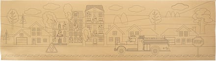 ARTYFETES - Brandweer tafelloper 140 x 40 cm