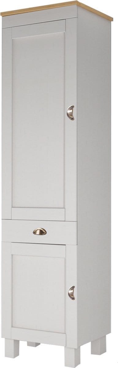 Toscana-Wandkast - Wit/Honing Grenen