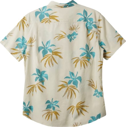 Quiksilver Apero Classic Short Sleeve Overhemd - Snow White Aop Mix Bag Ss