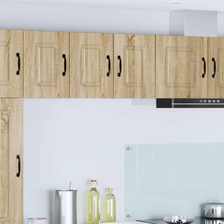 vidaXL - Vaatwasserpaneel - Kalmar - 2 - st - Sonoma - Eik - Bewerkt - hout