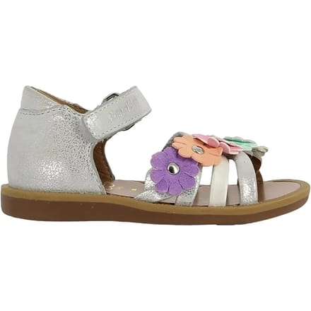 Sandalen voor babymeisjes Pom d'Api Poppy Multi Flo