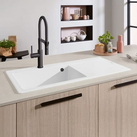 Villeroy & Boch Subway Style 60 - Keramische spoelbak 100x51 cm, CeramicPlus, alpine wit 336201R1
