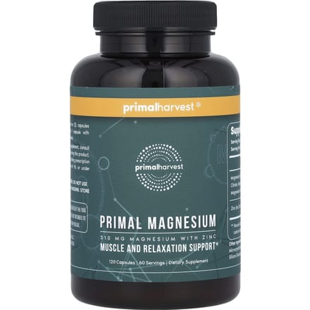 Primal Harvest, Primal Magnesium, 310 mg, 120 capsules (155 mg per capsule)