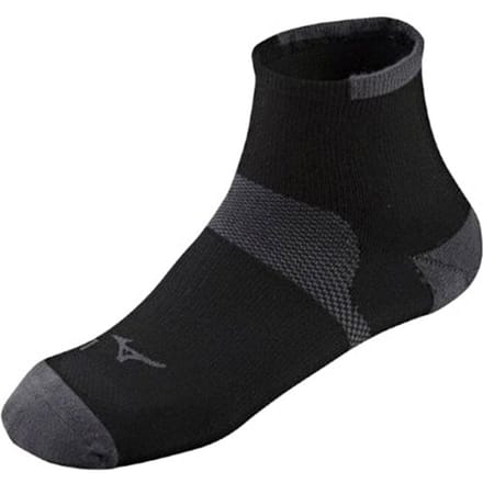 Mizuno Race Low Heren Zwart/Grijs Hardloopsokken