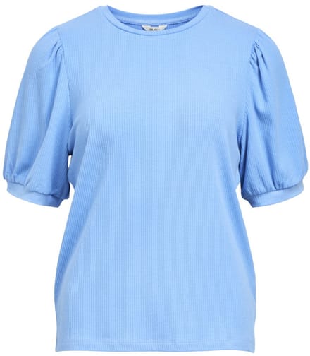 Object T-shirt Objjamie S/s Top Noos 23034454 Cornflower Blue/col Dames Maat - S