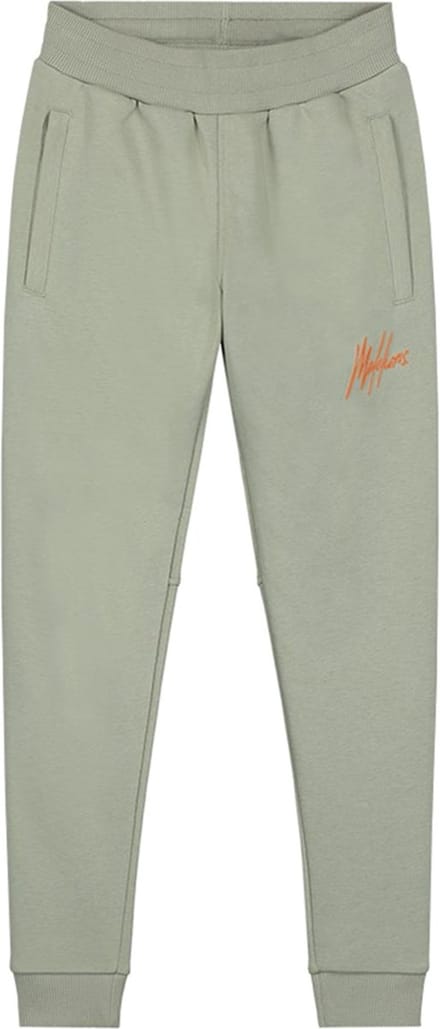 Malelions - Sweatpants - Seagrass/orange - Maat 128