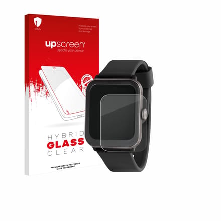 upscreen - Screenprotector voor Sector Smartwatch S-08 - Folie Beschermfolie Beschermglas transparant