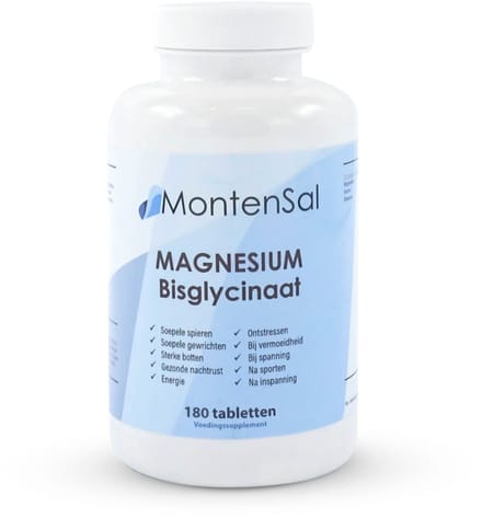 MontenSal - Magnesium Bisglycinaat - 180 tabletten