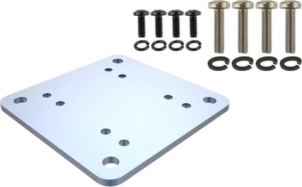Stalen verstevigingsplaat Vesa 60 gaten patroon RAM-202-225B-1U