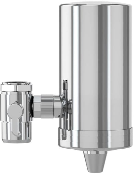 Aura® Waterfilter kraan - Waterfilter - Zilver - 16cm x 9cm x 21cm