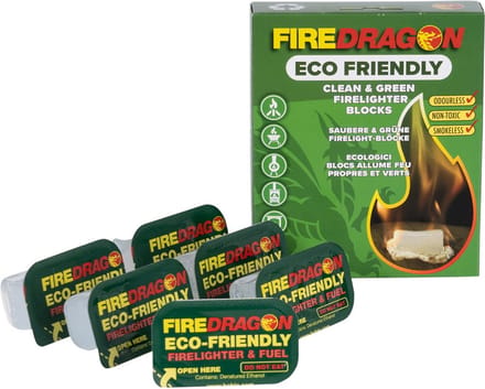 Fire Dragon - Brandstof - Solid fuel - Waterproof - 6 Stuks