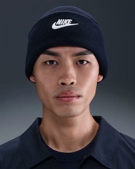 Nike Peak Futura - Muts - Maat One size - Obsidian/Wit / Blauw Wit - Outdoor - Lifestyle - Unisex Muts