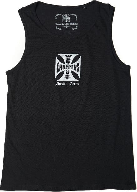 WCC West Coast Choppers T-shirt Classic Tanktop Zwart