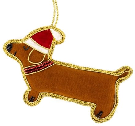 Hanger met kralen Dachshund