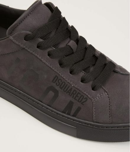 Dsquared2 sneaker van nubuck - Donkergrijs - Maat 41