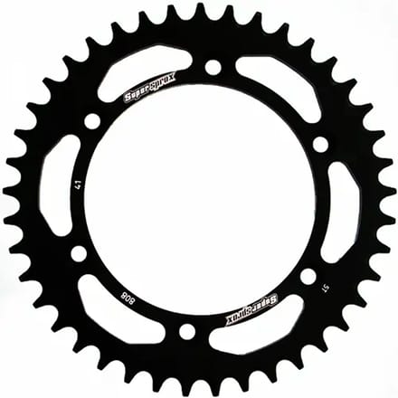 Aluminium motorfiets tandwieltje Supersprox RAL-808:41