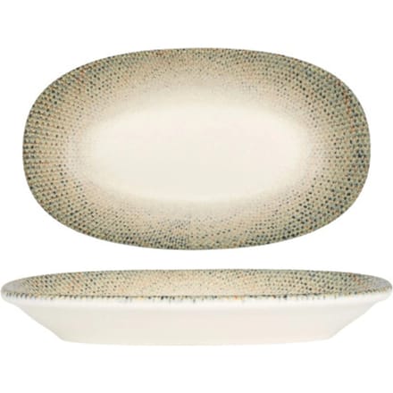 Bonna Serveerschaal - Sway - Porselein - 15x8.5 cm - set van 4