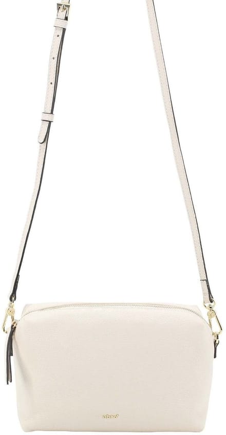 abro Leren schoudertas Leather Agave Crossbody Bag Kaia Beige crème