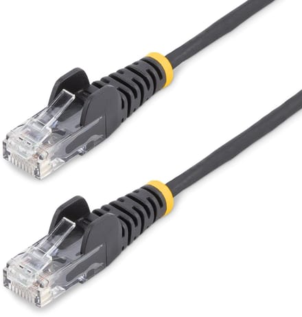 StarTech.com 7m Black Slim CAT6 Ethernet Cable Snagless 28AWG LSZH - patch cable - 7 m - black - Zwart - 7m
