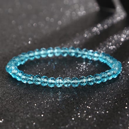 Sorprese armband - Vienna - blue - armband dames - elastisch - cadeau - Model S - Cadeau