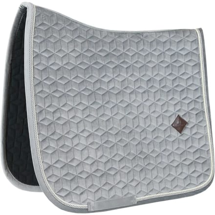 Kentucky Horsewear - Zadeldek Basic Velvet - Grijs