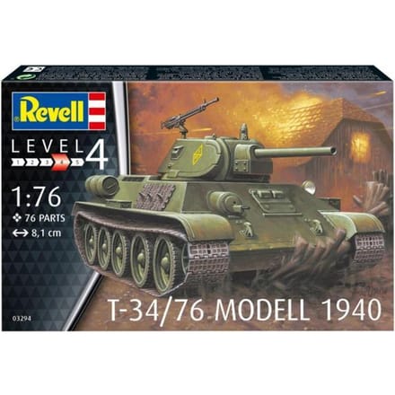 Revell 1/76 T-34/76 Modell 1940 Modelbouw Militair
